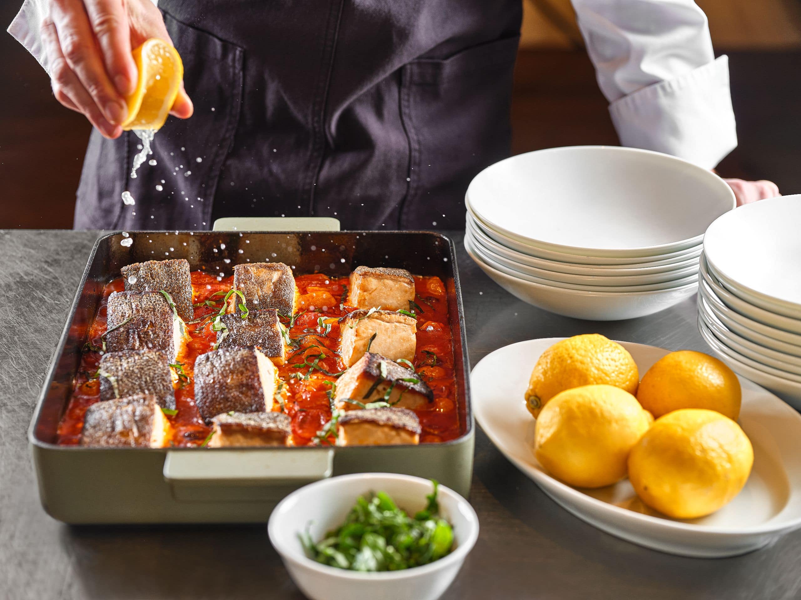 Global Mediterranean Cod Fish Lemon