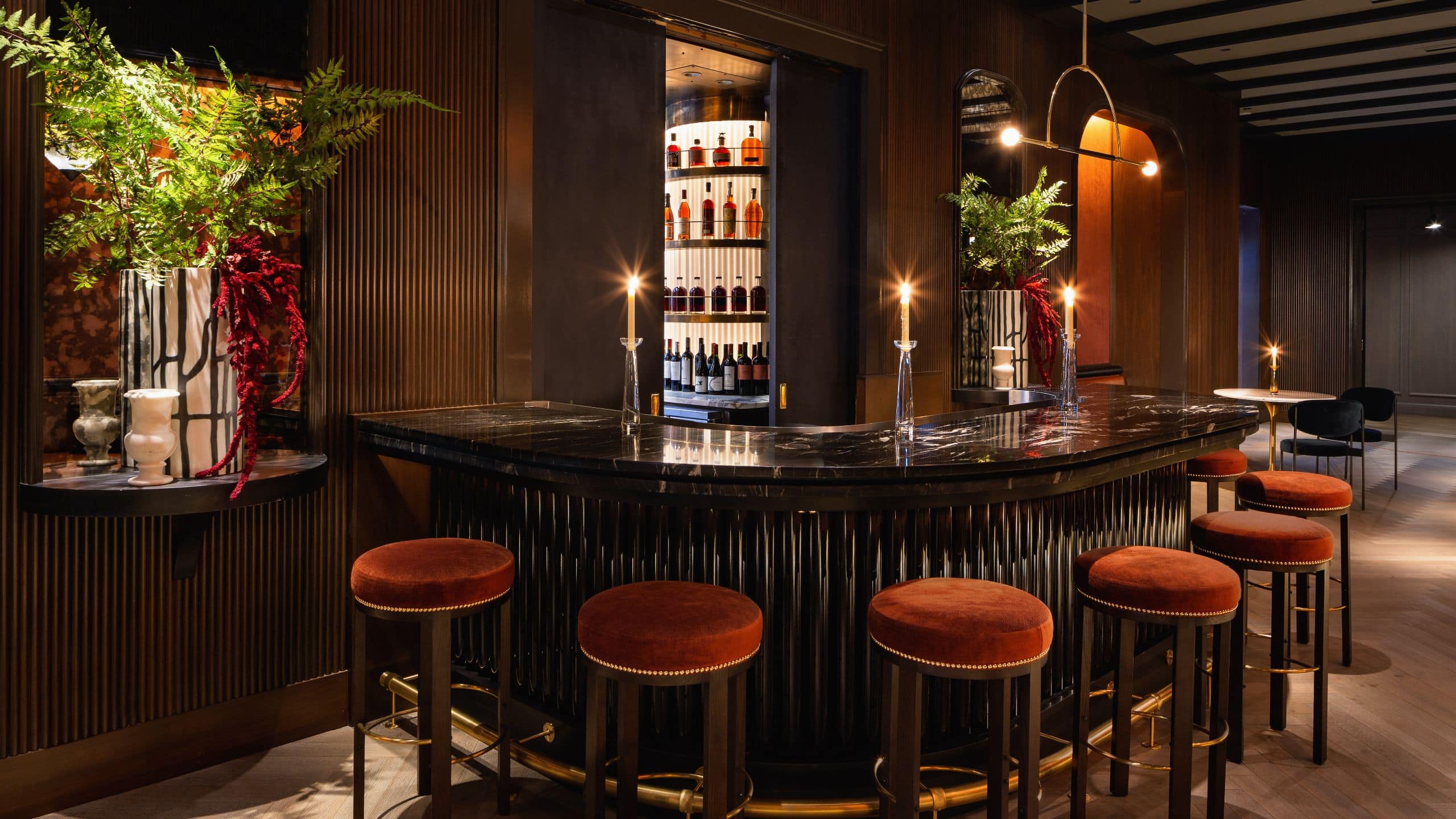 Dream Nashville Back Bar Main Bar Seating