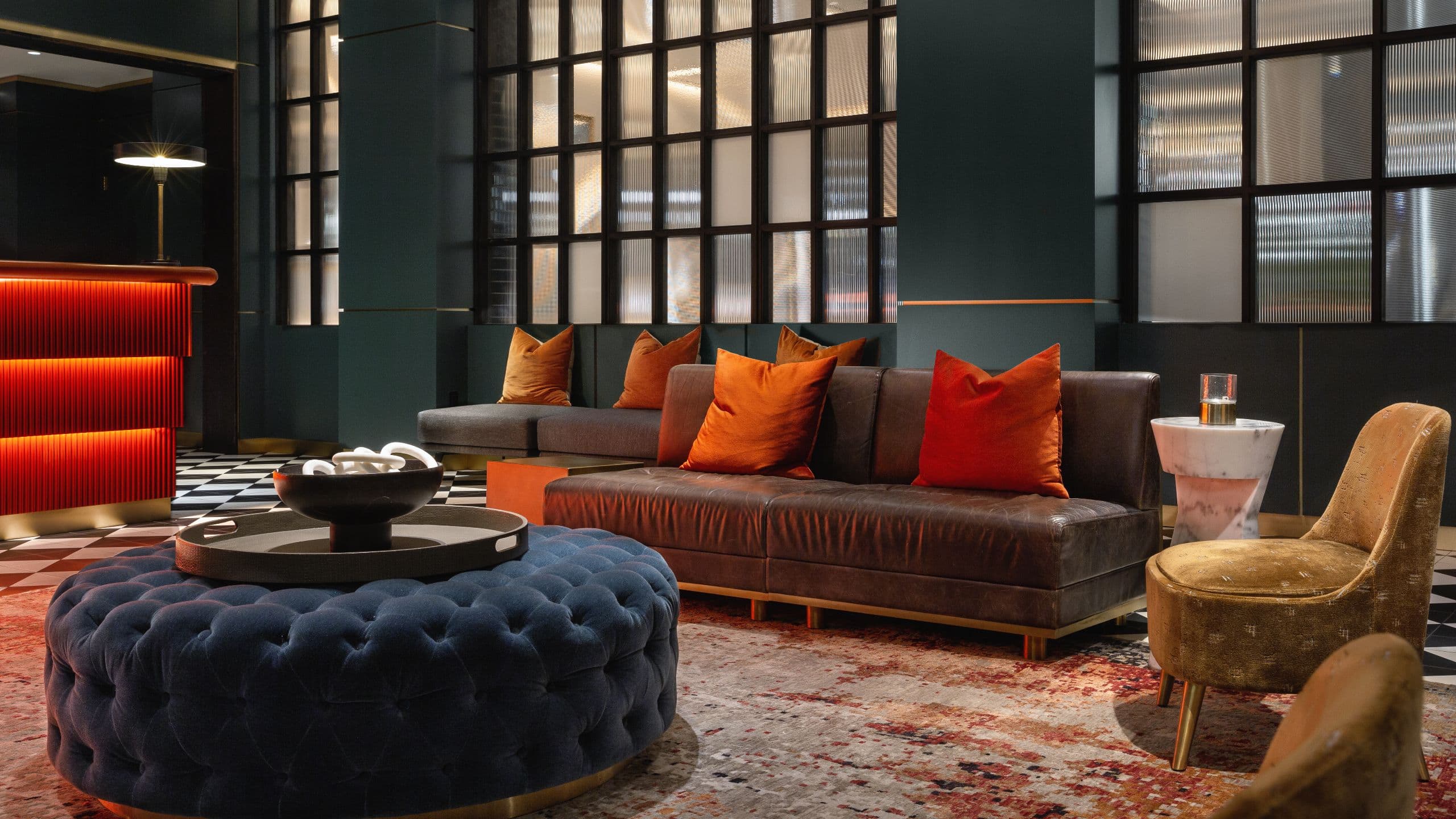 Dream Nashville Lobby Seating Area Couches