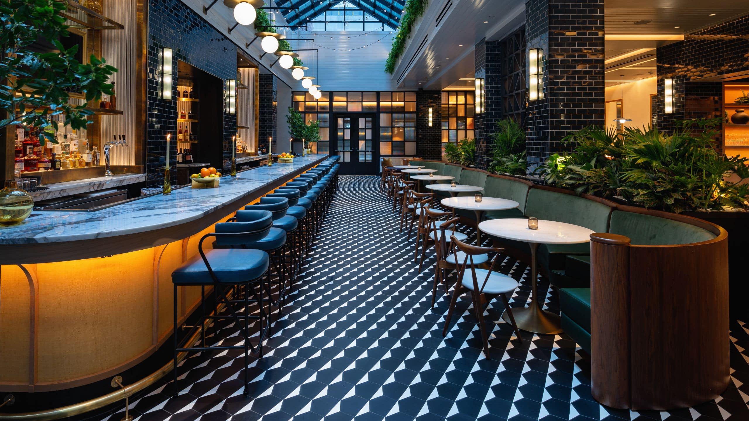 Dream Nashville Stateside Kitchen Atrium Seating Area