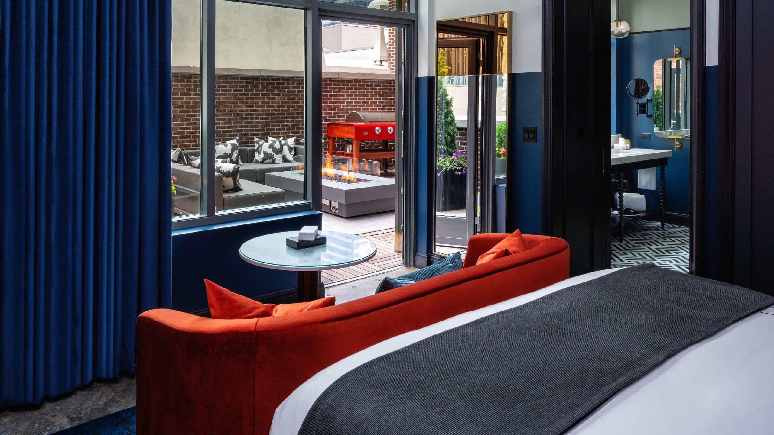 Dream Nashville Terrace Suite Seating Area