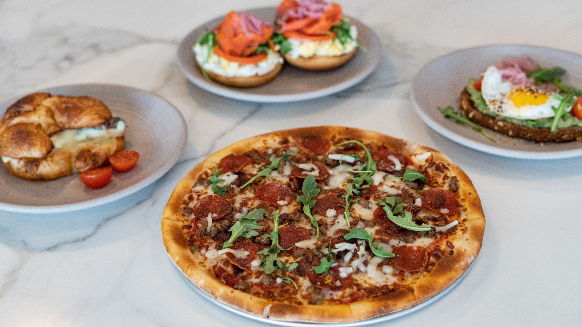 Hyatt Regency Long Beach Pizza Plated