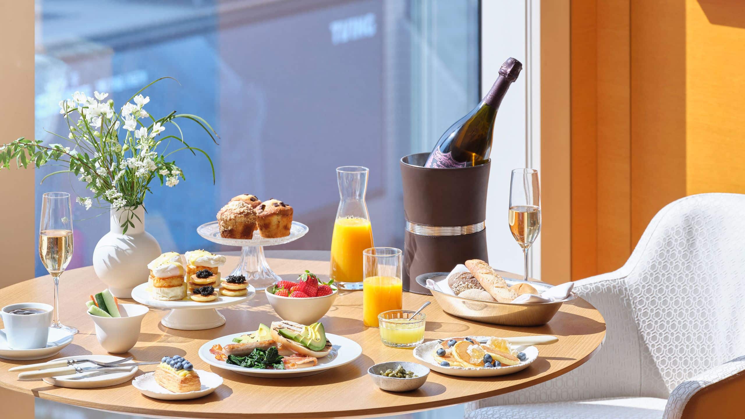 Park Hyatt Seoul Room Service Breakfast Spread