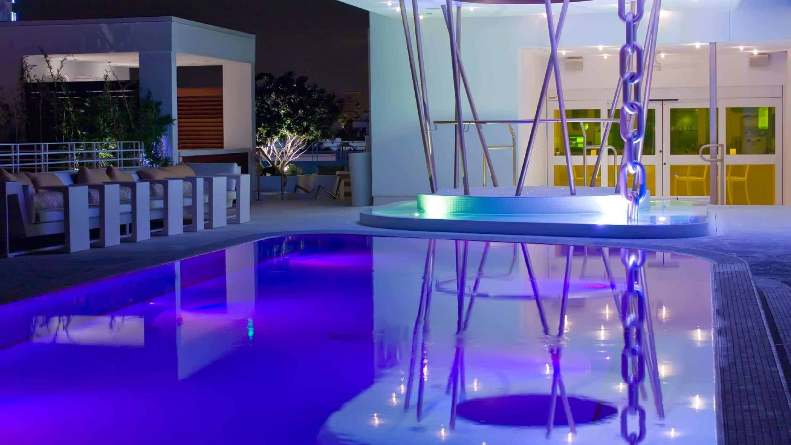 1 of 1 Dream South Beach Highbar Lounge Nighttime View