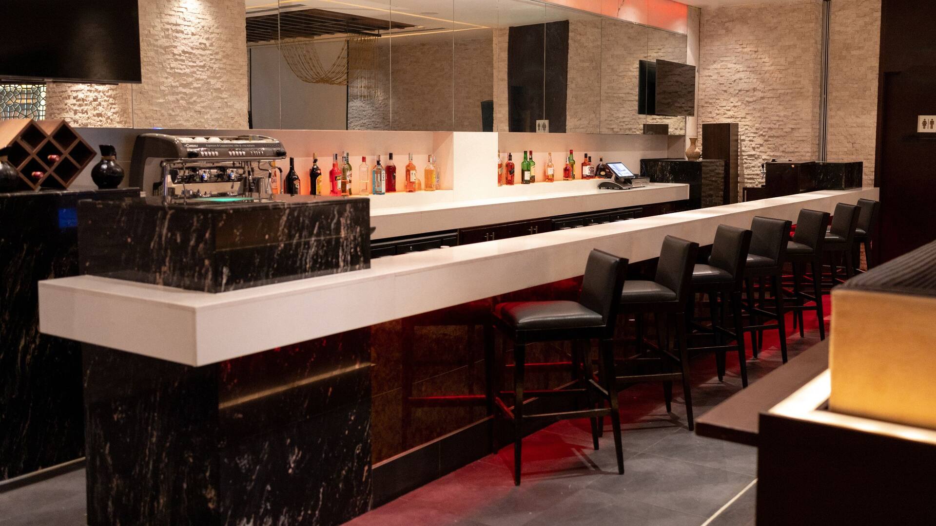 Hyatt Regency Dushanbe Bar Red