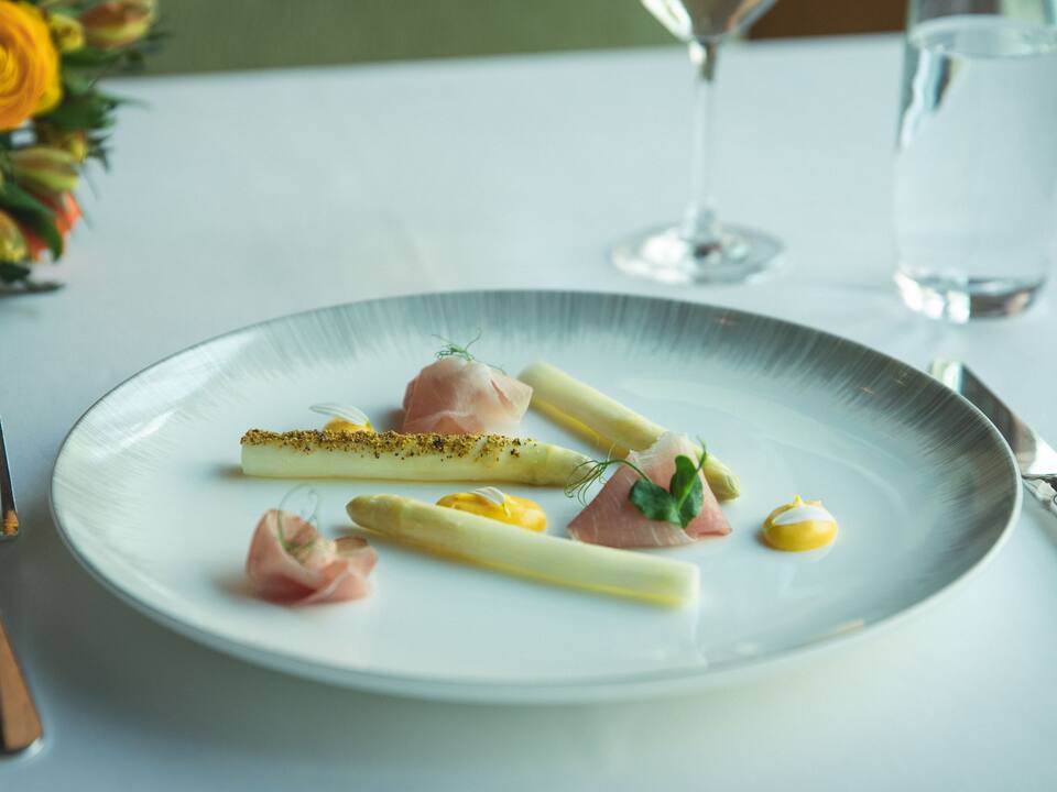 Asparagus Spread Side View