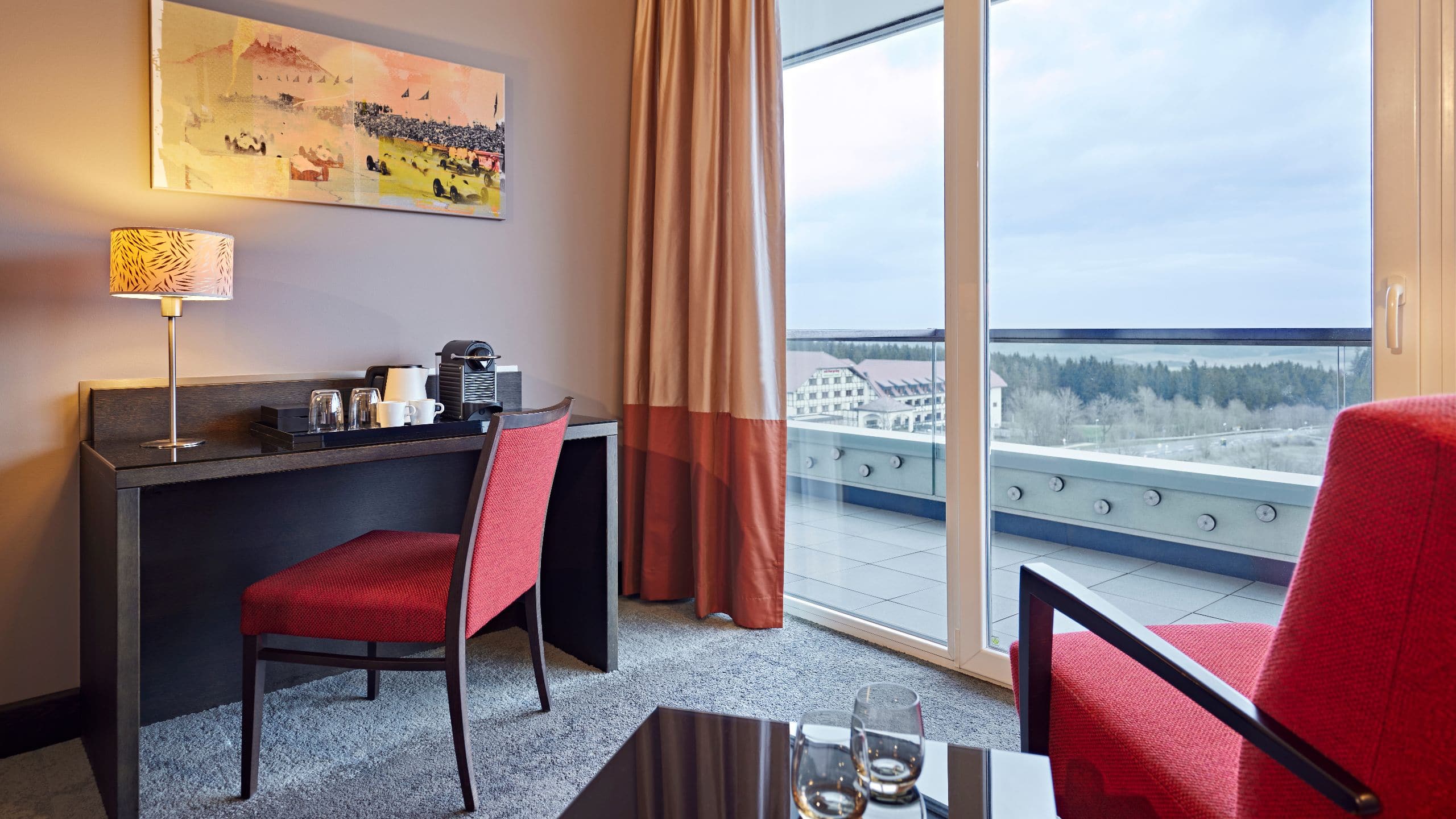 One King Bed High Floor Desk