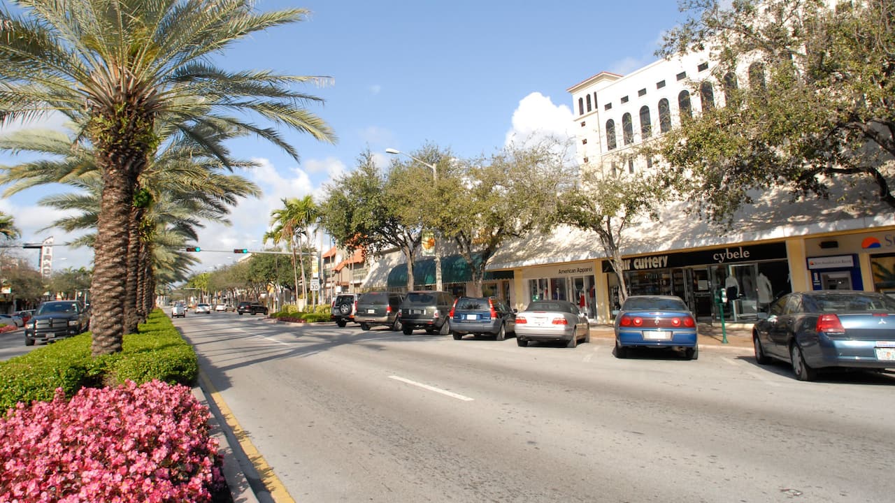 Coral Gables Miracle Mile Shopping