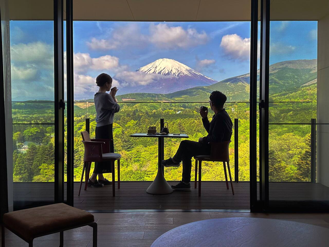GP Suite Balcony with Mount Fuji Fuji Speedway Hotel