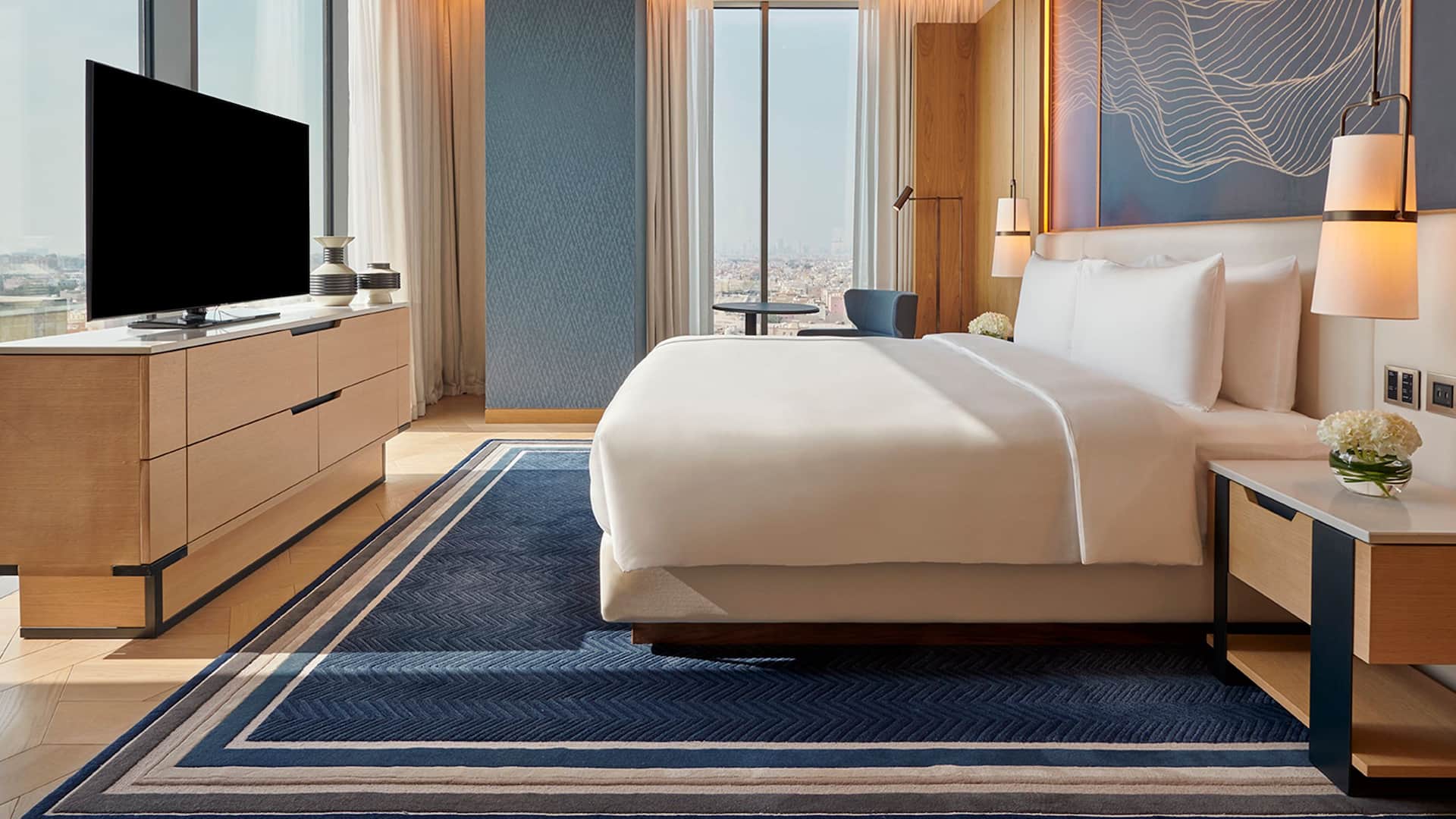 2 of 6 Grand Hyatt Kuwait Grand Suite April Bedroom