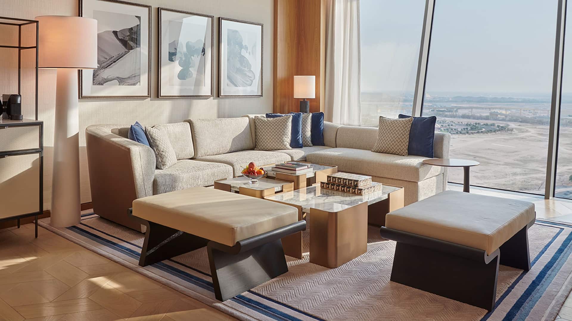 4 of 6 Grand Hyatt Kuwait Grand Suite April Living Room