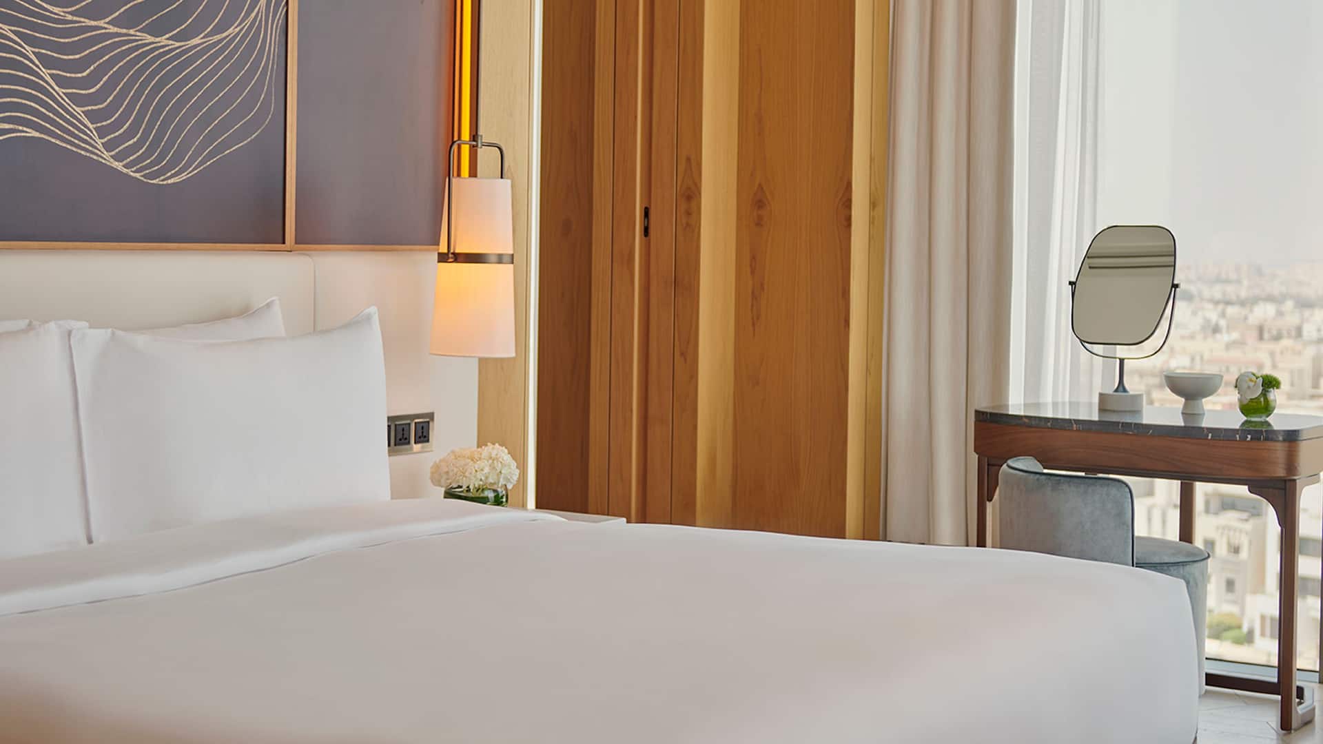 Grand Hyatt Kuwait Grand Suite April Room Bed