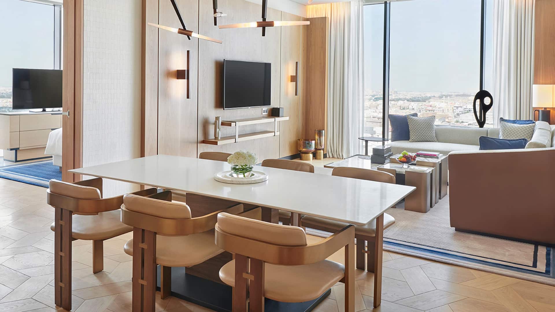 Grand Hyatt Kuwait Grand Suite Dining Room Table