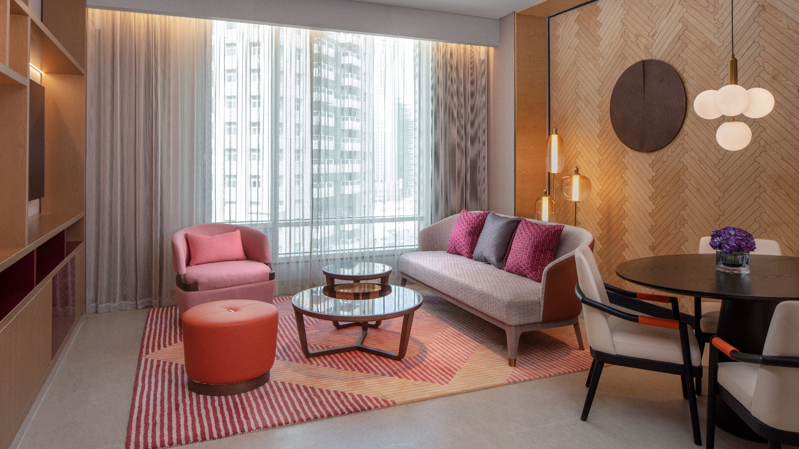 Andaz Doha Residences One Bedroom Living Room