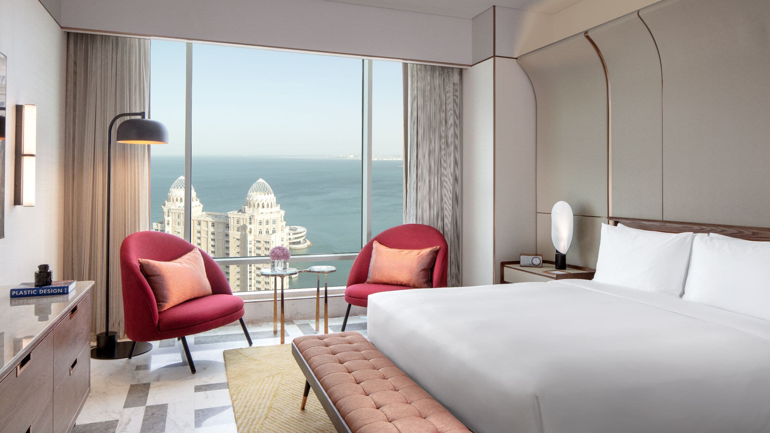 Andaz Doha Royal Suite Bedroom Overview