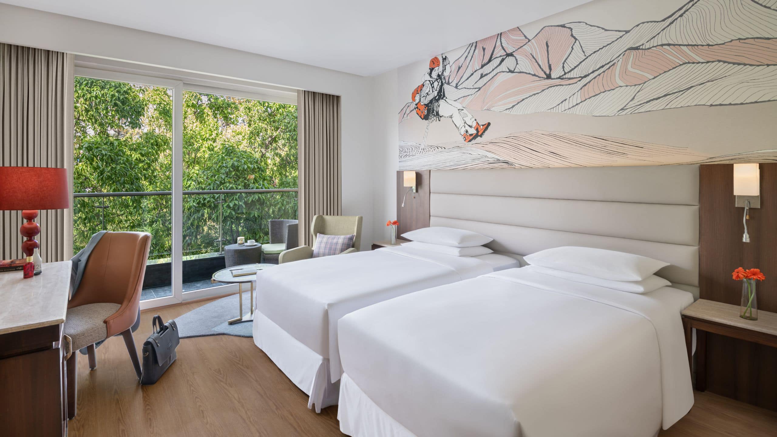 第 1，共 1 Hyatt Centric Rajpur Road Dehradun Dedzd Balcony Twin