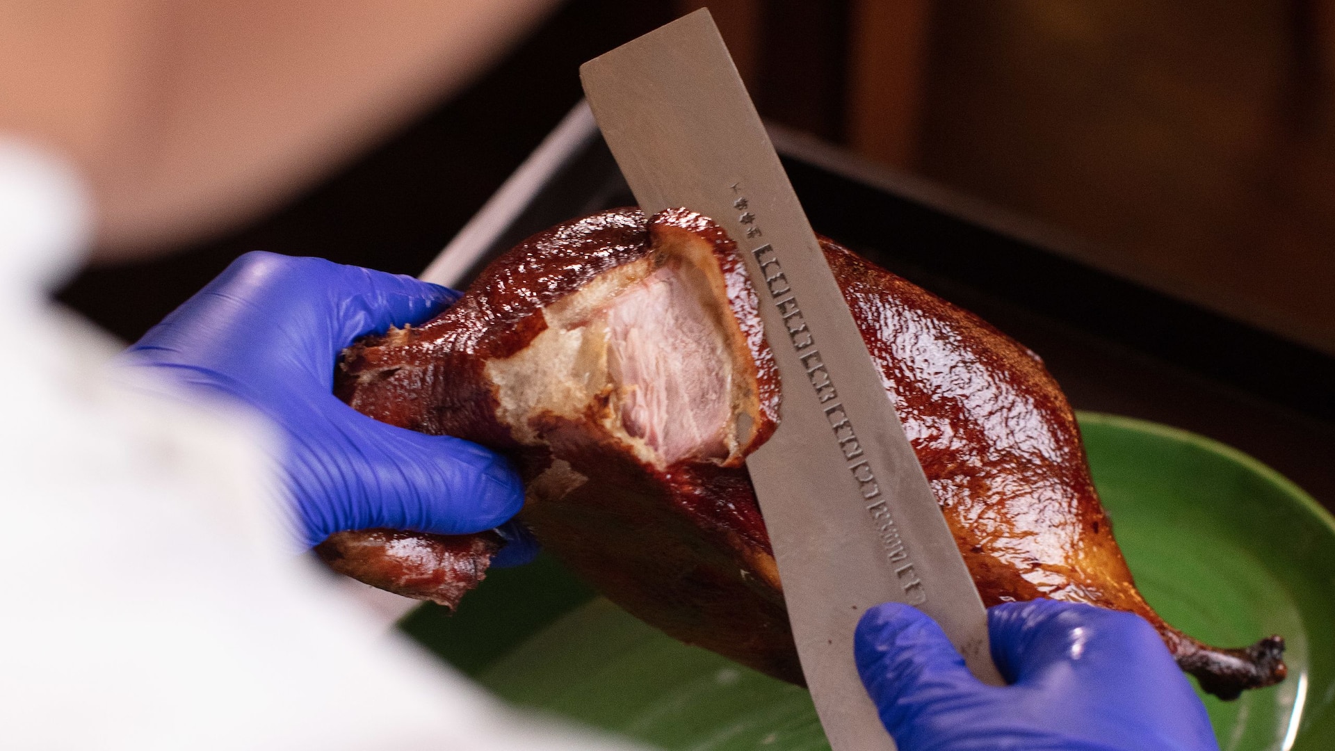 Hyatt Regency Delhi Peking Duck Carving