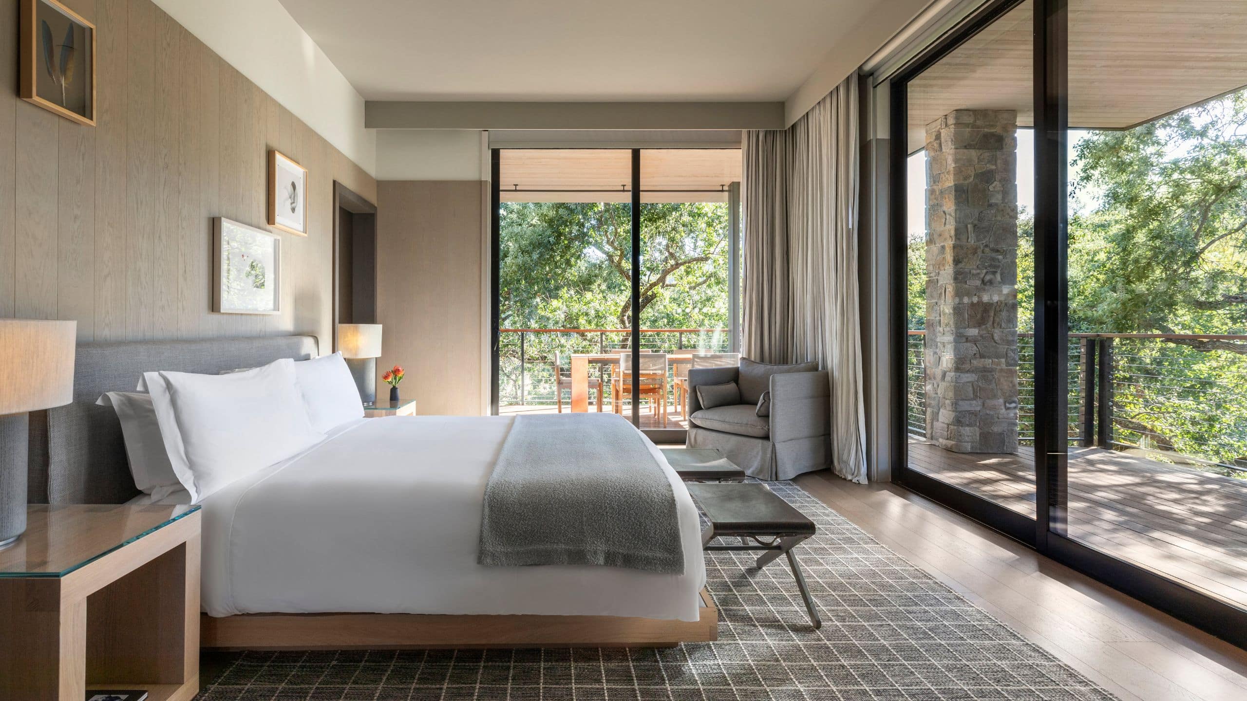 Alila Napa Valley Vineyard View Suite Bedroom