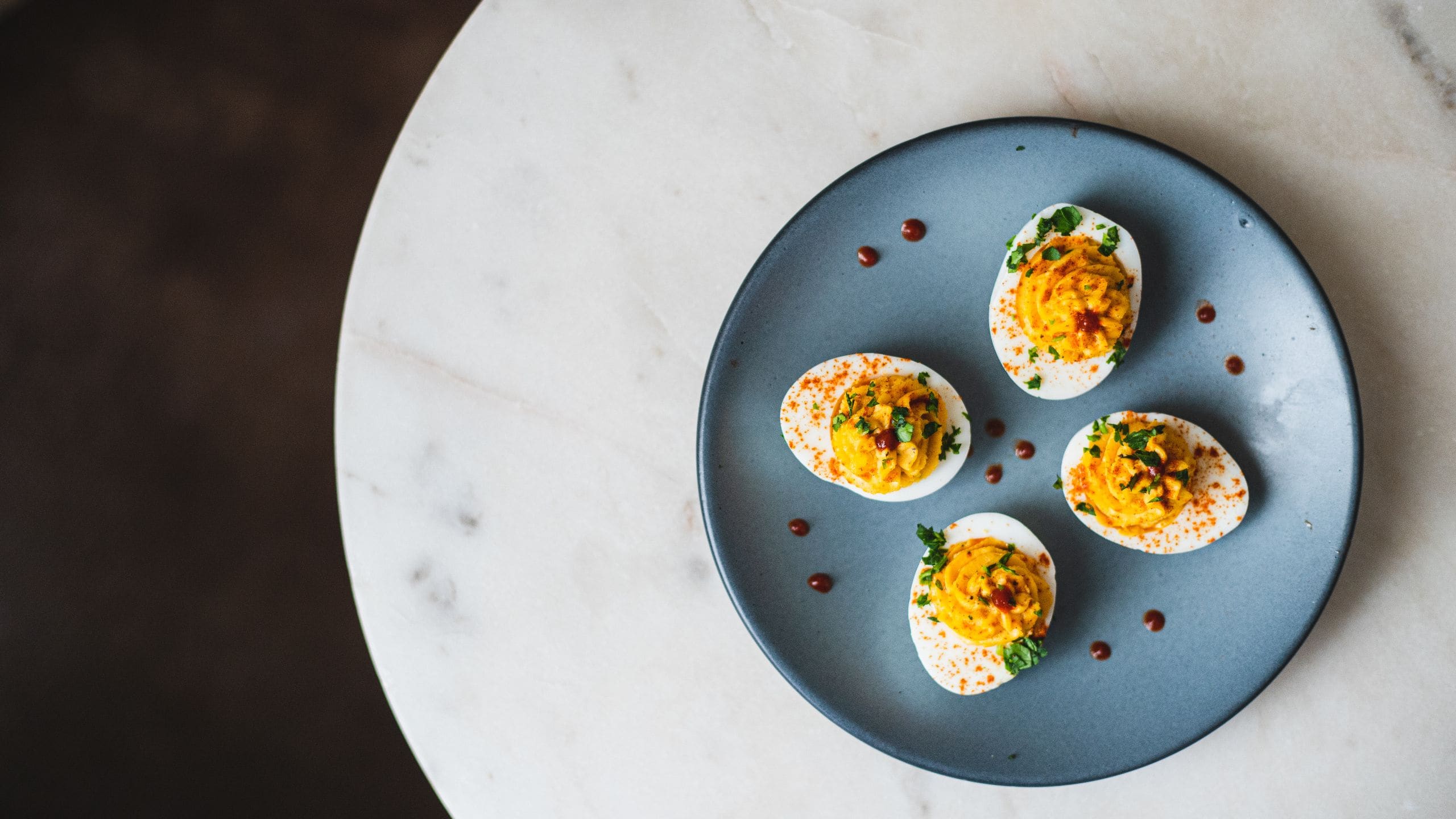 The Laurel Inn Laureate Bar Deviled Eggs