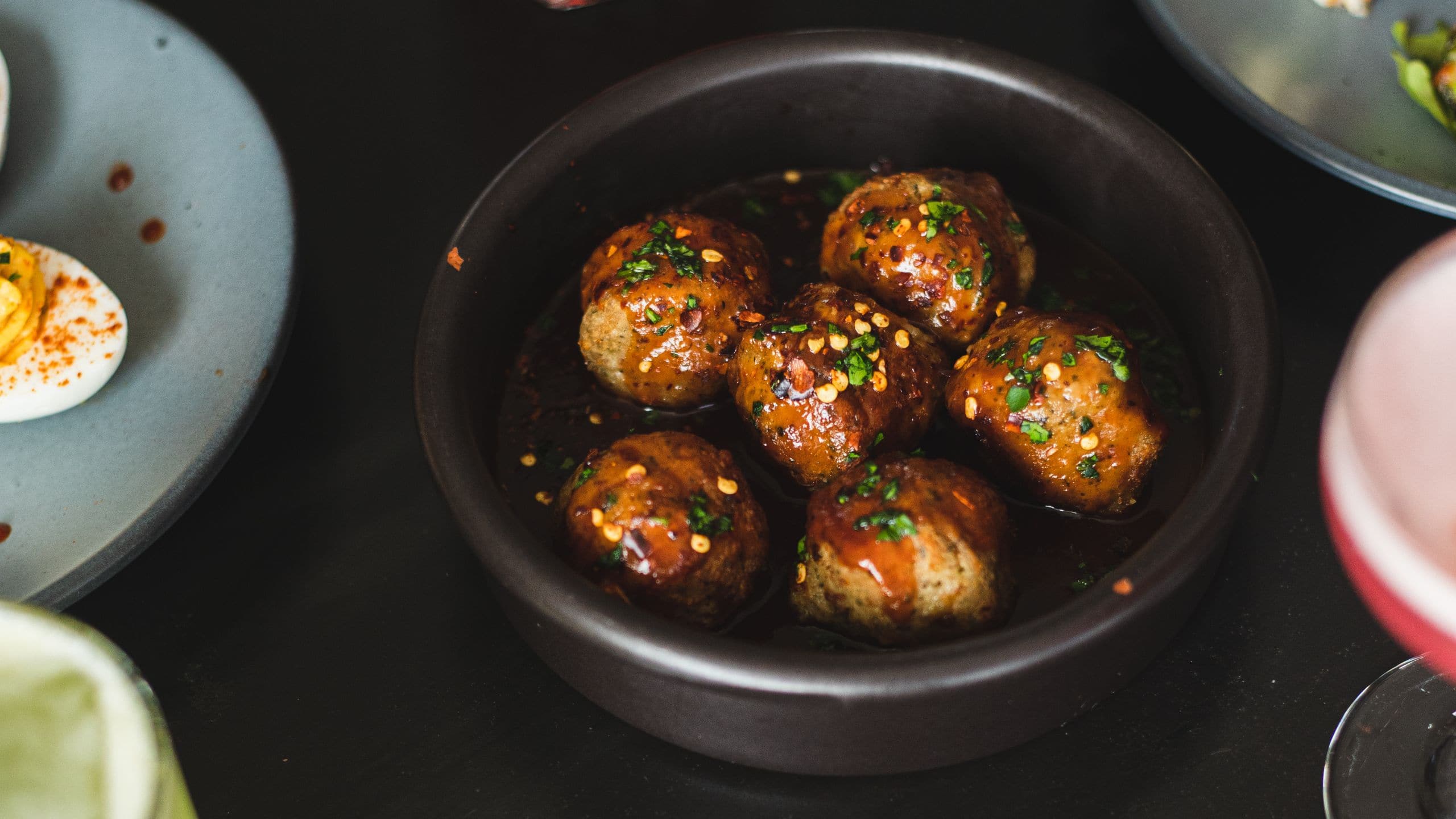The Laurel Inn Laureate Bar Meatballs With Bbq Sauce