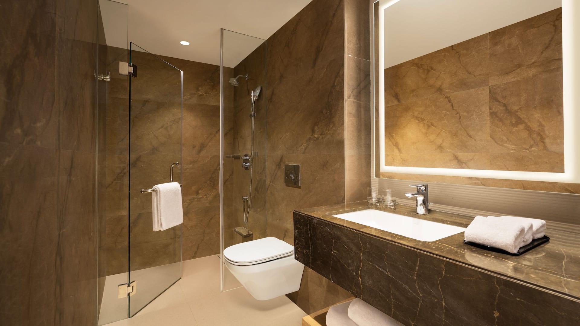 2 of 2 Hyatt Place Vijayawada Junior Suite Bathroom Shower