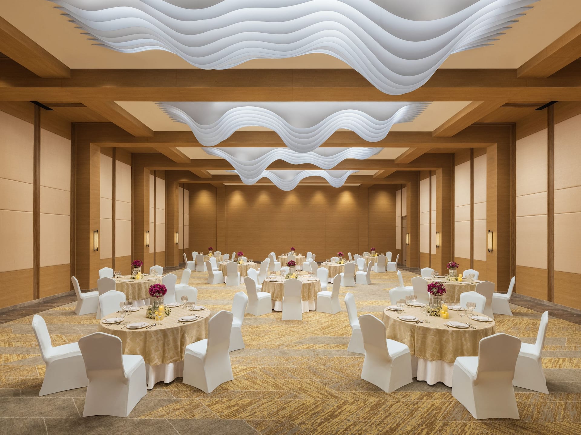 Hyatt Place Vijayawada Ayara Meeting Room Round Tables