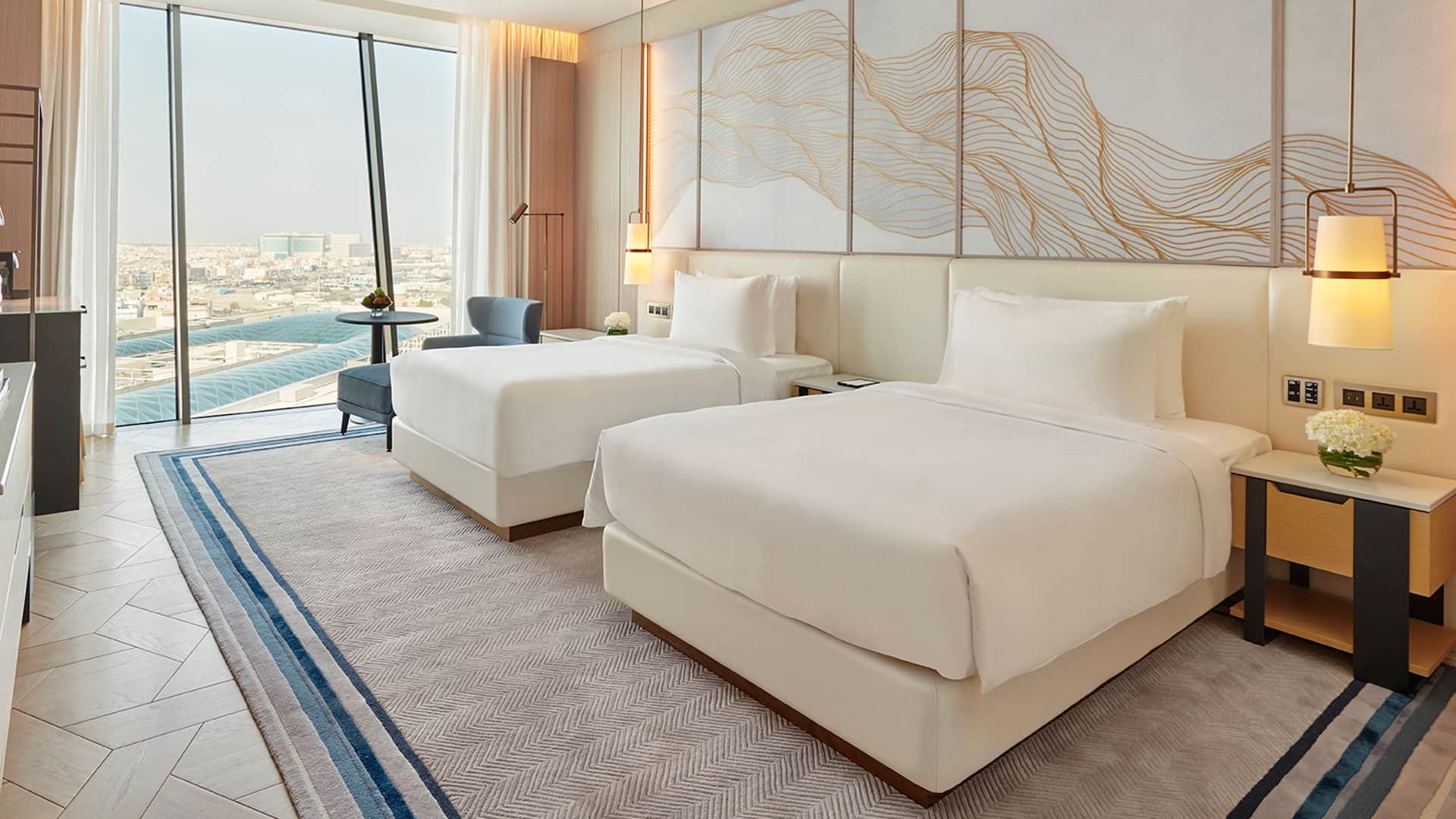 Grand Hyatt Kuwait Grand Twin Room White