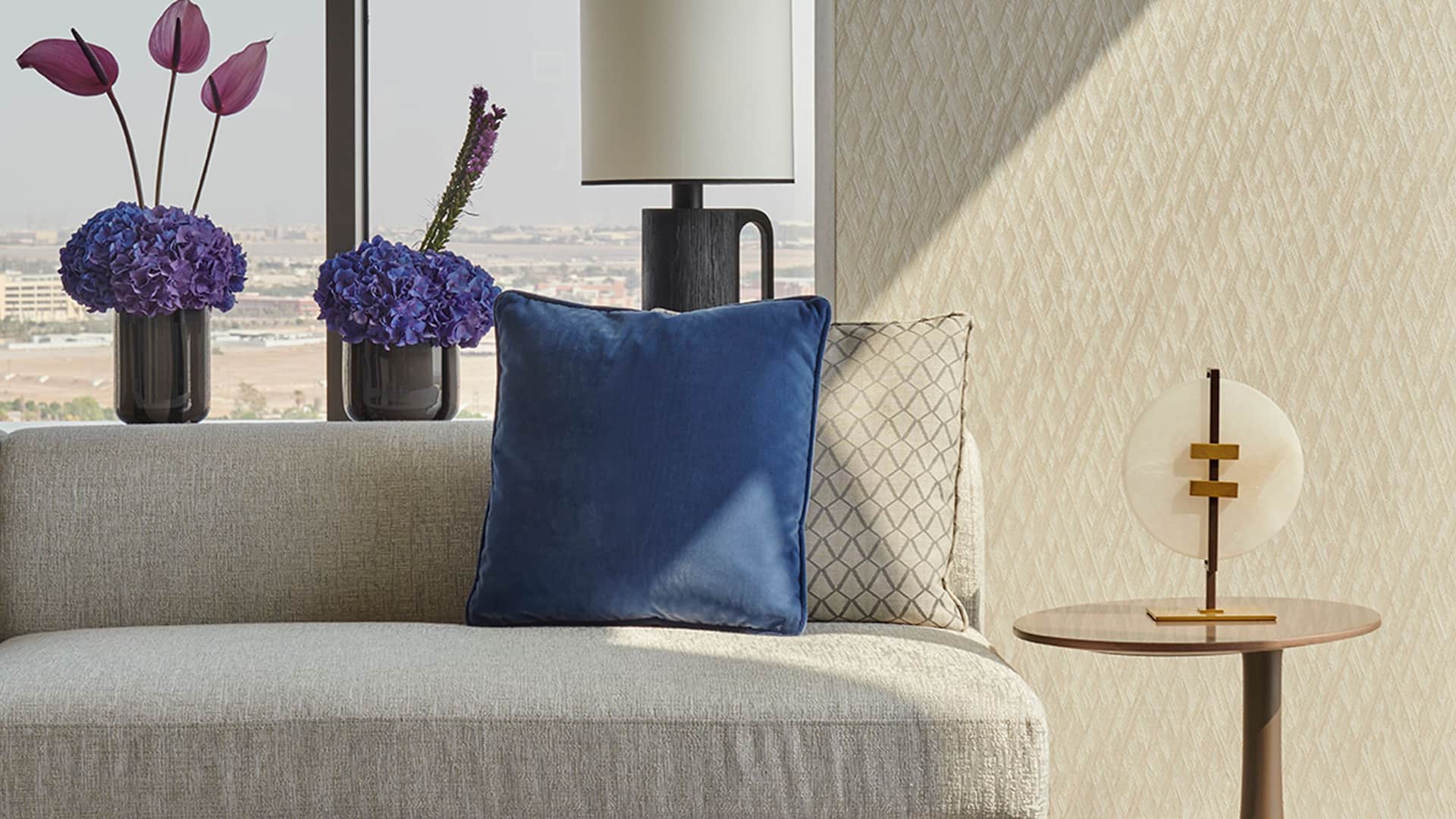 Grand Hyatt Kuwait Presidential Suite Living Room Details