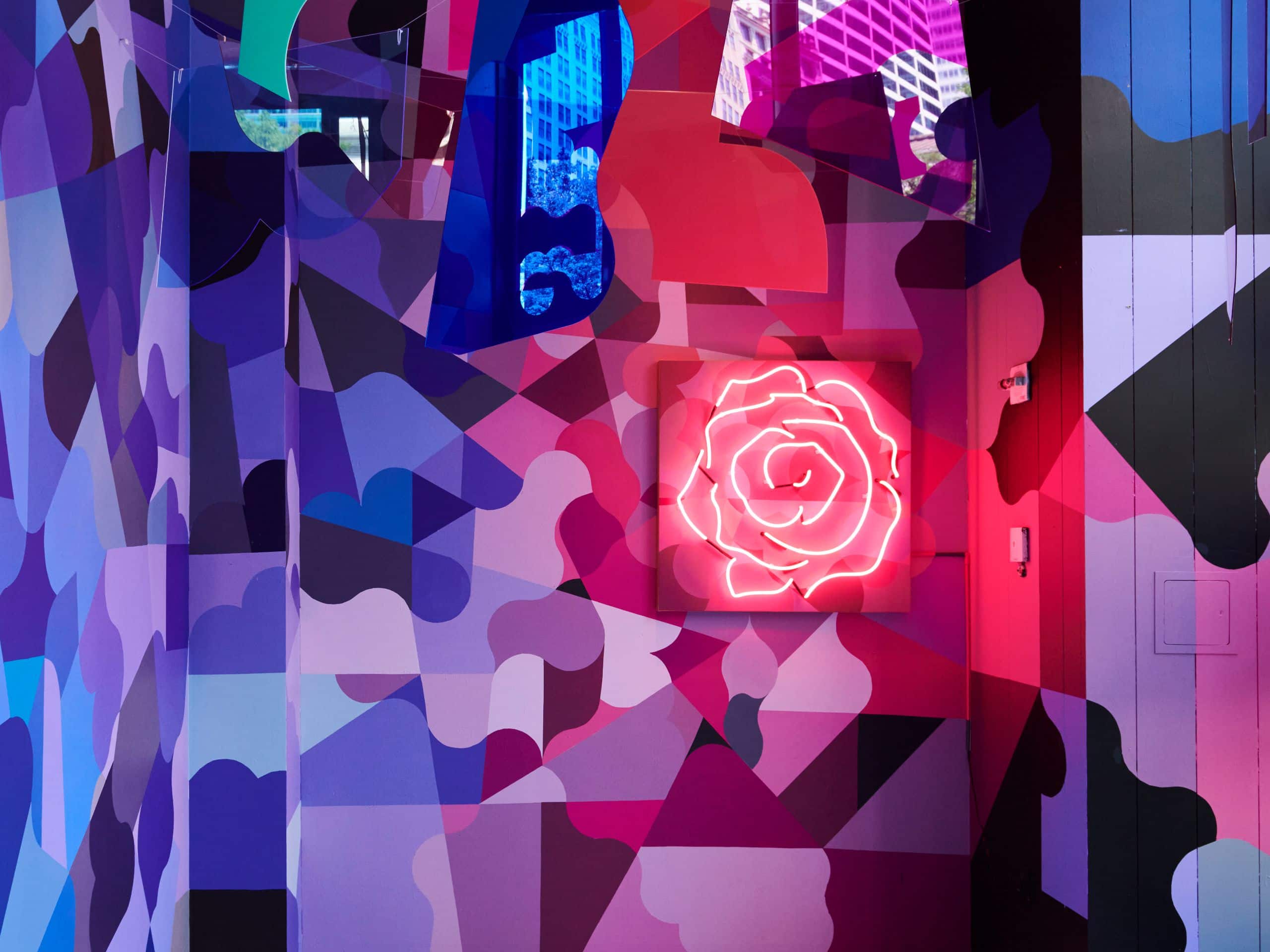 Andaz 5th Avenue Gallery Installation Rose