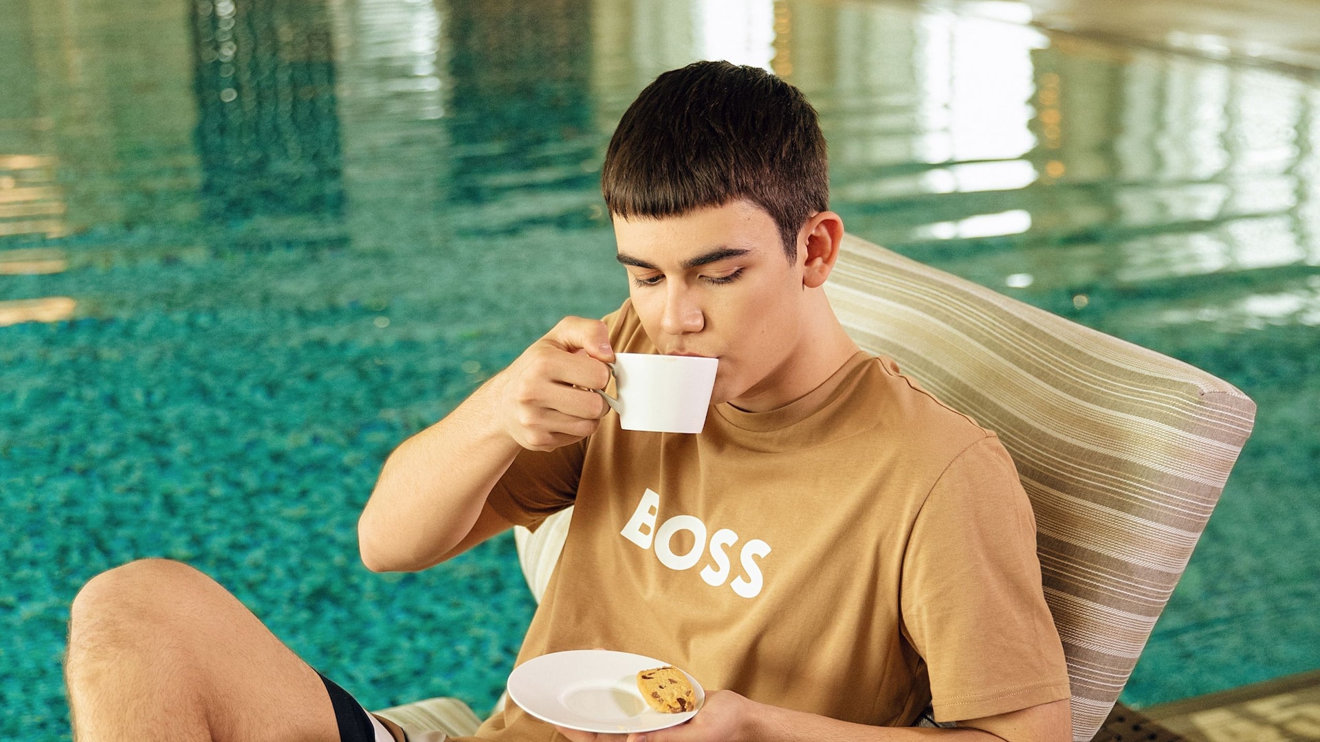 Hyatt Regency Tashkent Pool Man