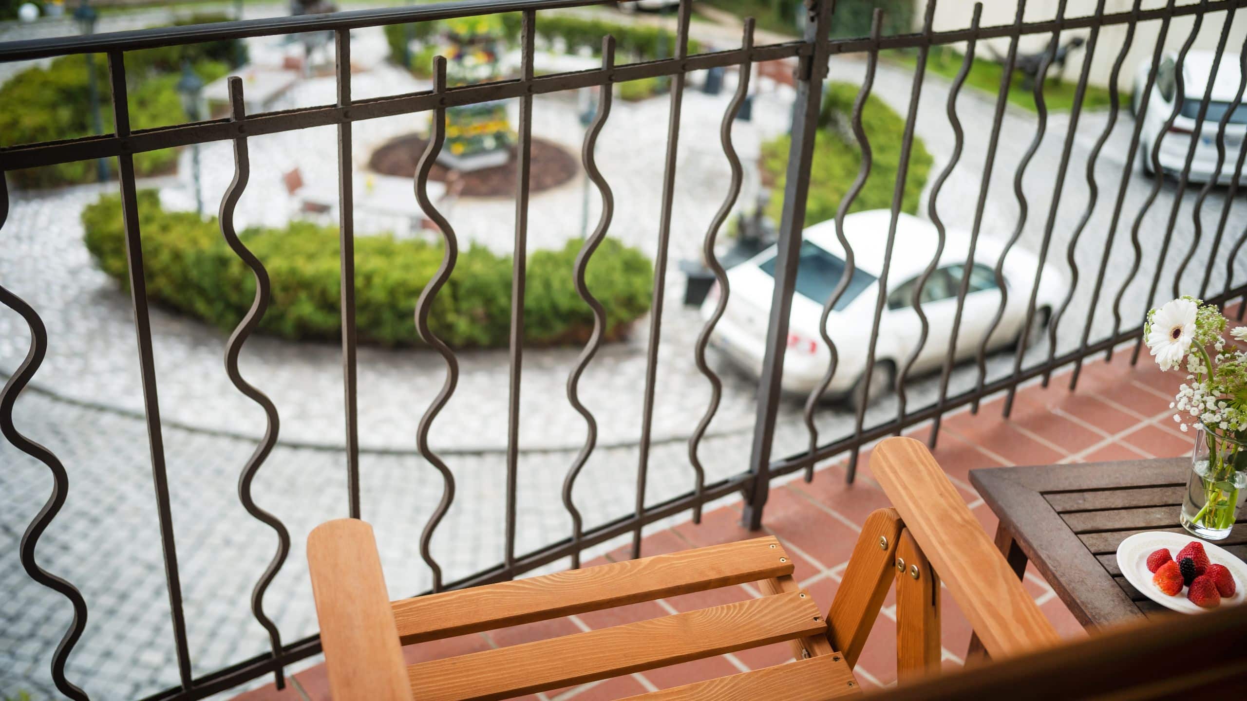 4/5 Lindner Hotel Prague Castle One King Bed with Monastery View Deluxe Balcony