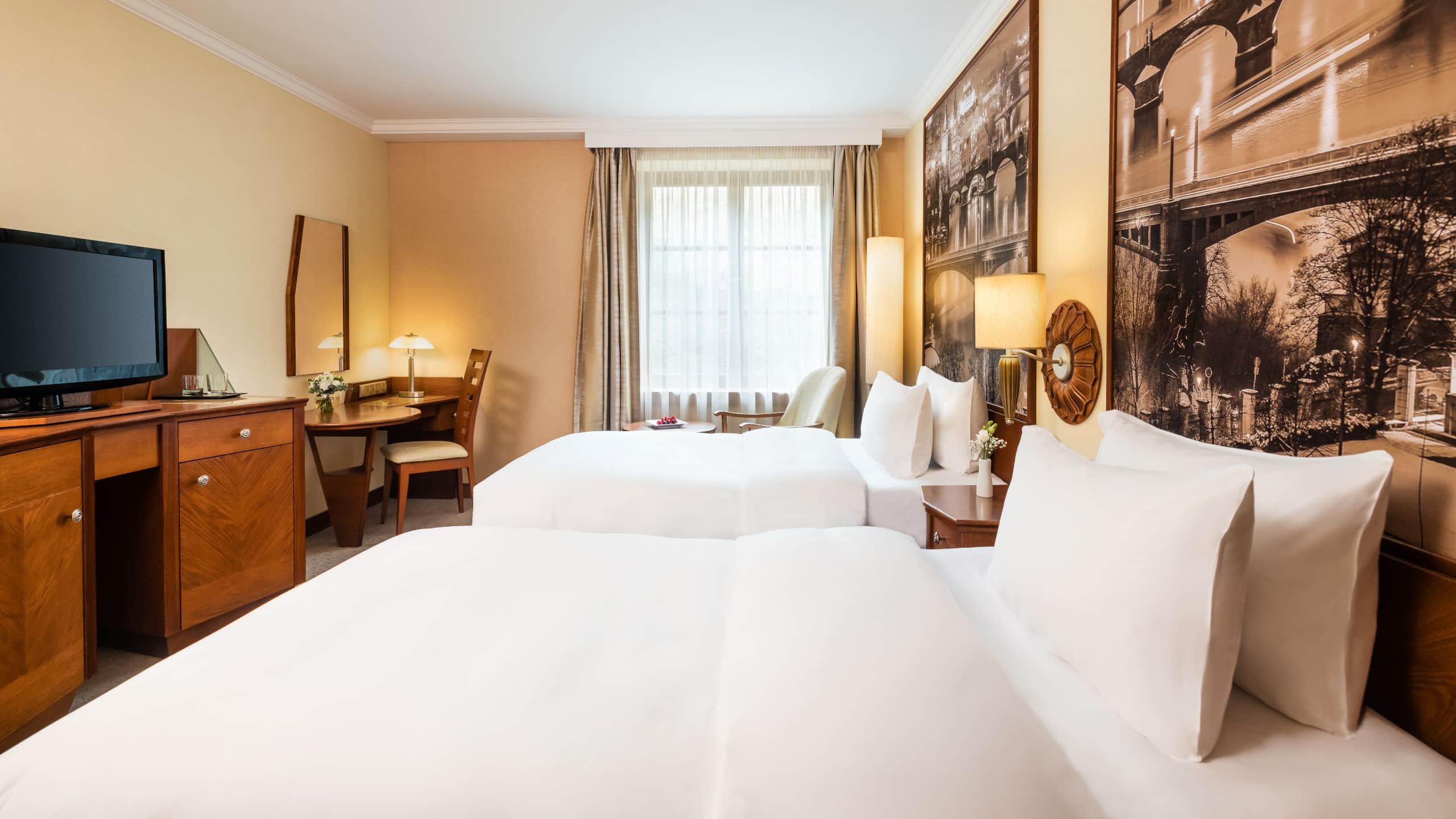 Lindner Hotel Prague Castle Two Twin Beds Deluxe