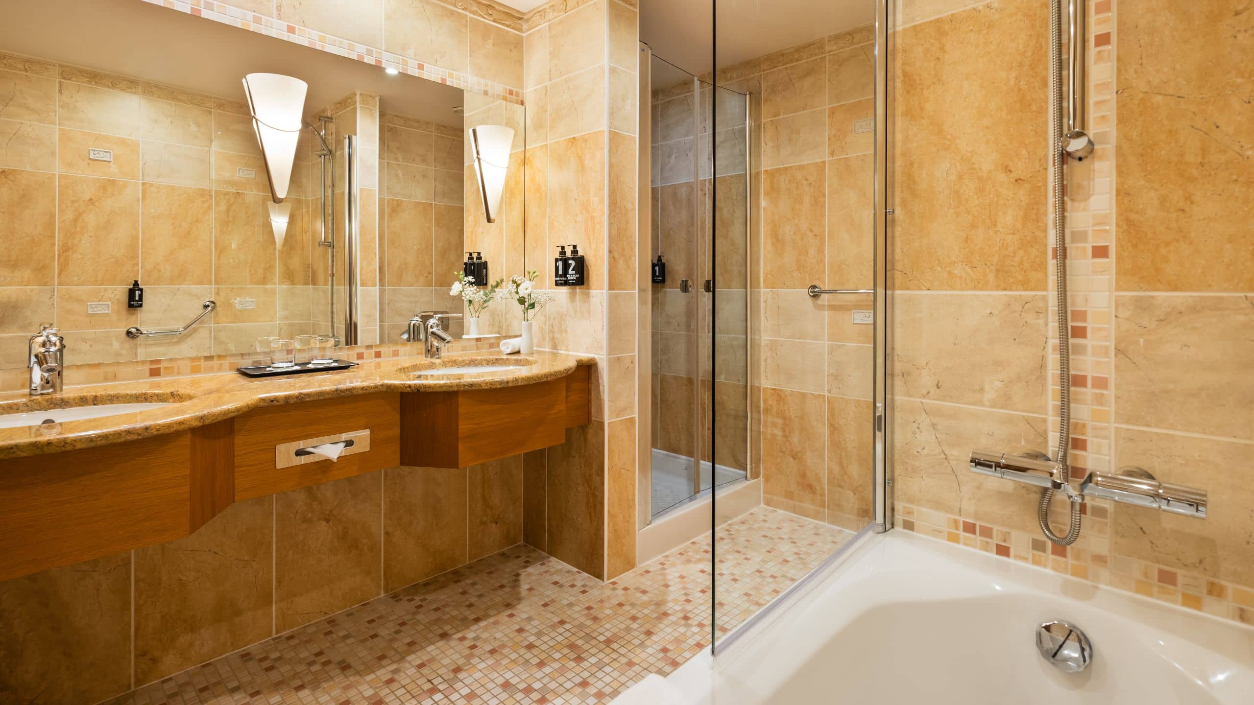 3/7 Lindner Hotel Prague Castle One Bedroom Suite Bathroom