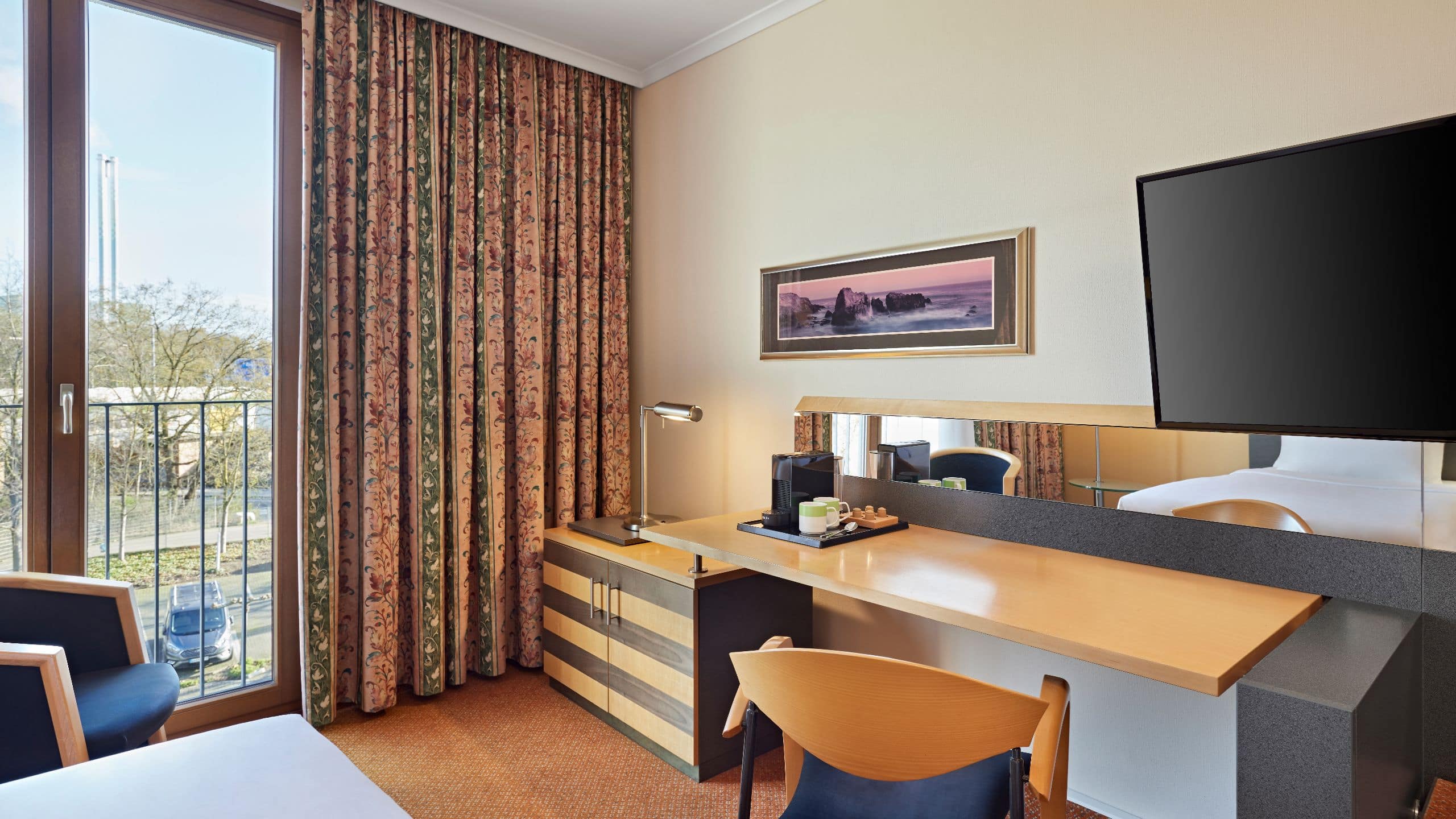 2 of 5 Lindner Hotel BayArena Two Twin Beds Coffee Station