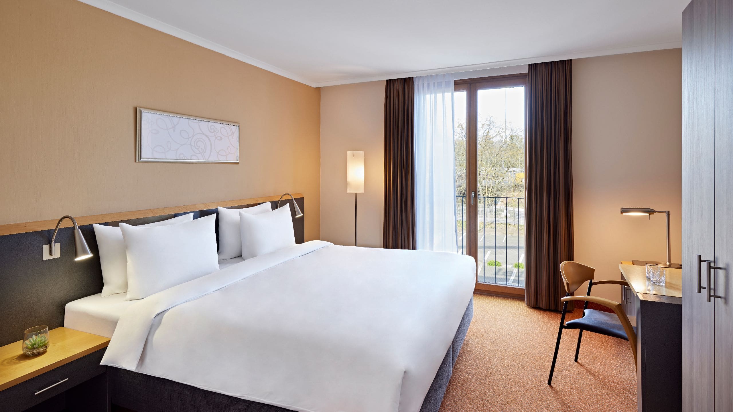 2 of 6 Lindner Hotel BayArena One Bedroom Suite Bed