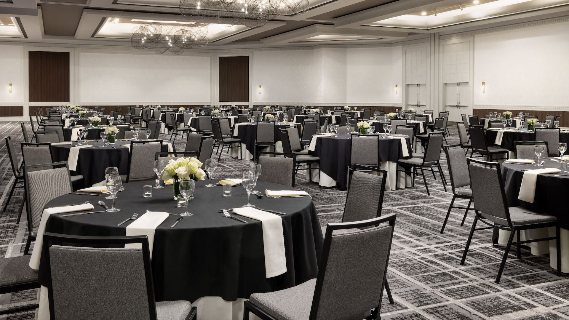 Hyatt Regency San Francisco Downtown SOMA Ballroom Social Event Setup