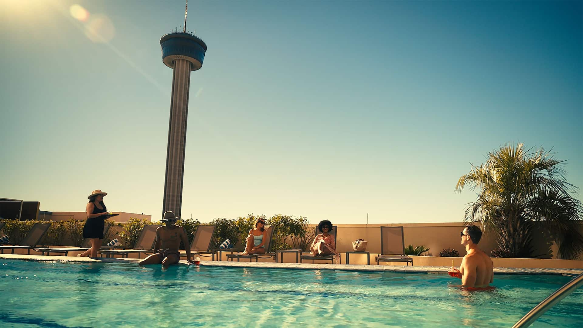 Grand Hyatt San Antonio River Walk Pool Group