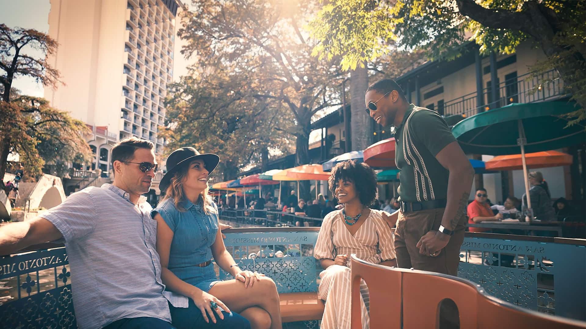 Grand Hyatt San Antonio River Walk Riverwalk Boat Group