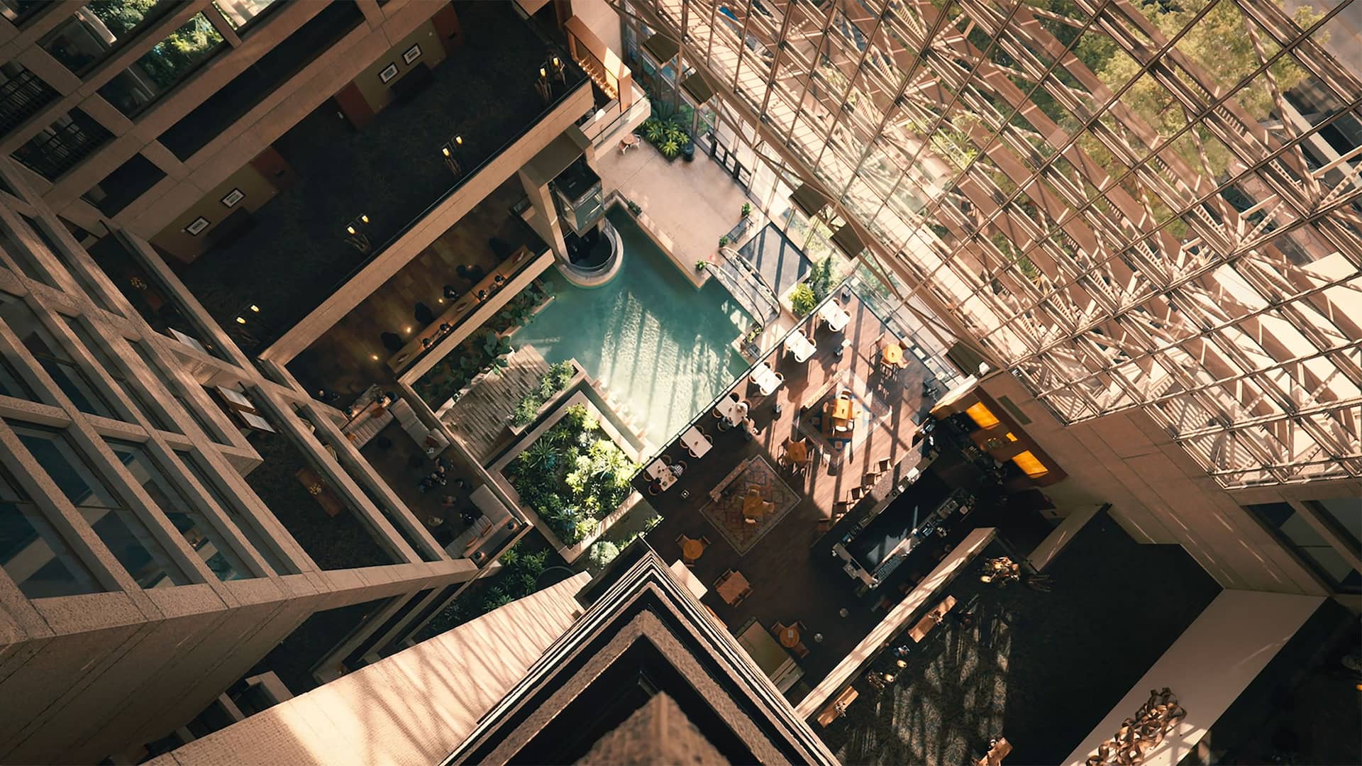 Hyatt Regency San Antonio Riverwalk Atrium Lobby