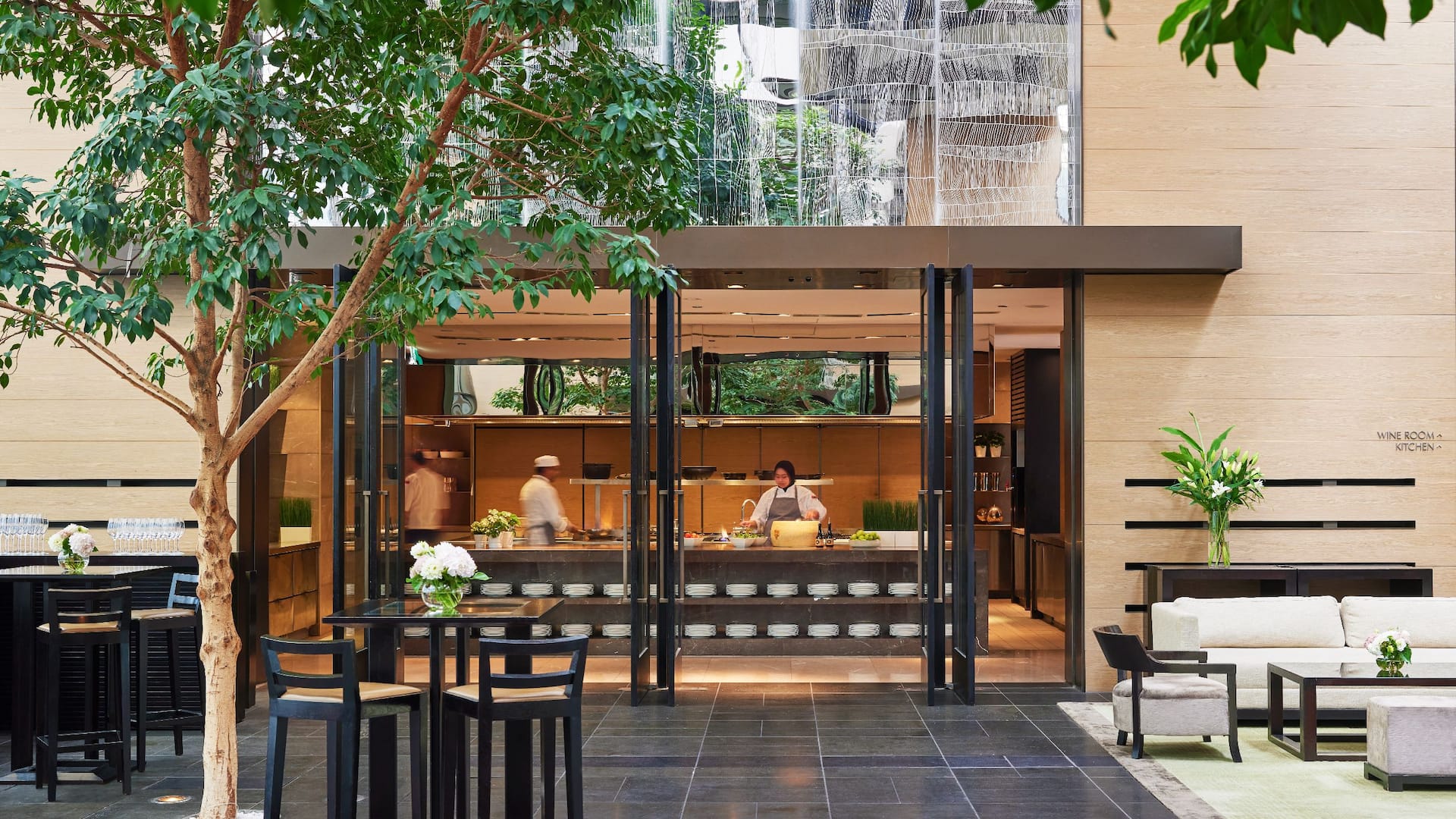 3 of 6 Grand Hyatt Melbourne Events Residence Courtyard Kitchen