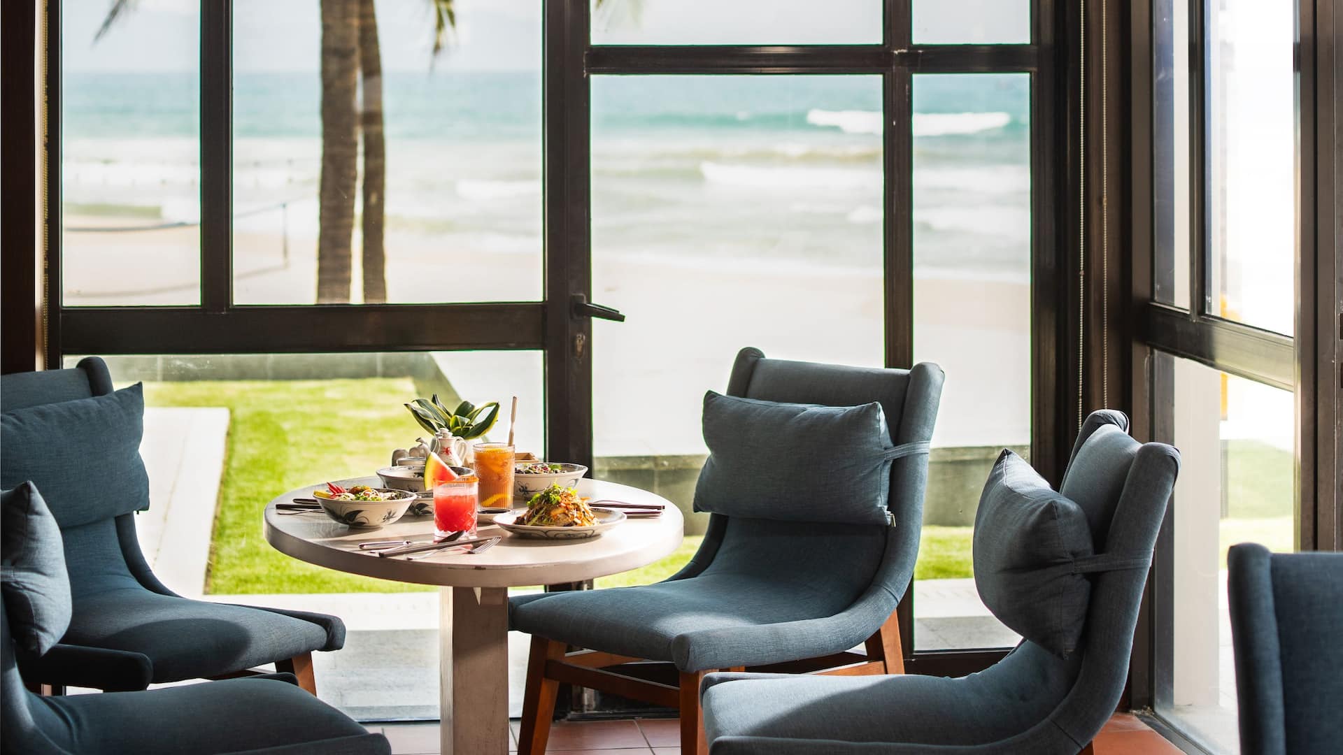 1 of 1 Hyatt Regency Danang Resort and Spa Pool House Restaurant Dining Table