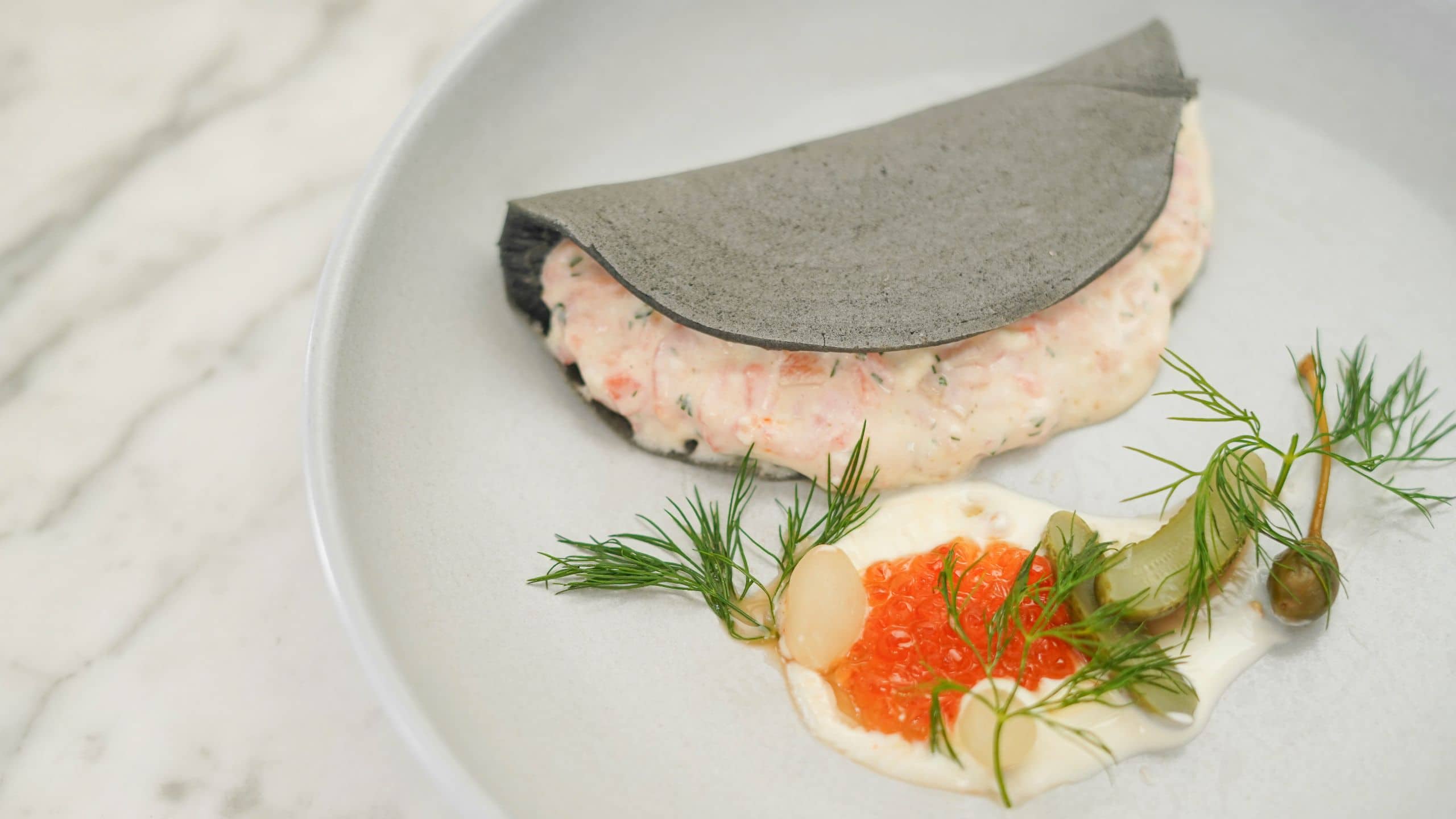 Alila Villas Uluwatu Avu Breakfast Smoked Salmon Blinis