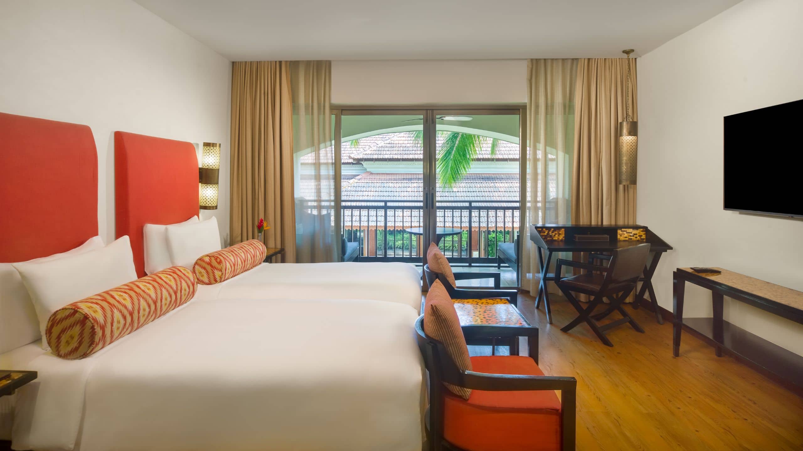 Alila Diwa Goa Twin Bed Terrace Room View