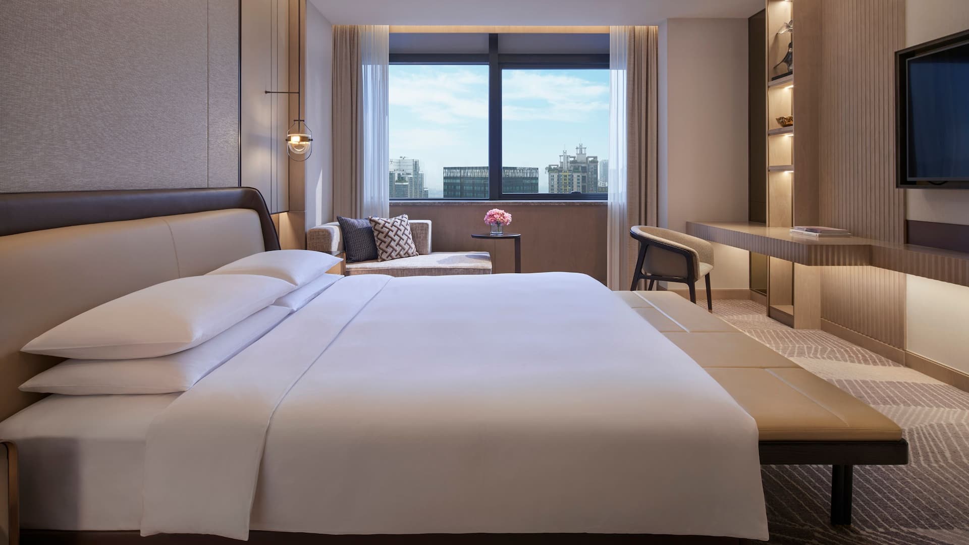 Hyatt Regency Metropolitan Chongqing Signature Suite Bedroom Side View