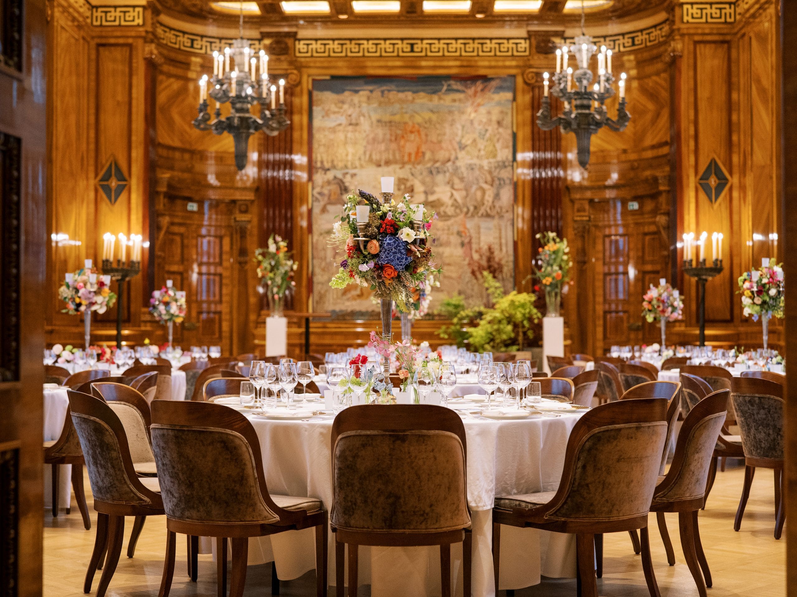 Park Hyatt Vienna Wedding Setup Grand Salon