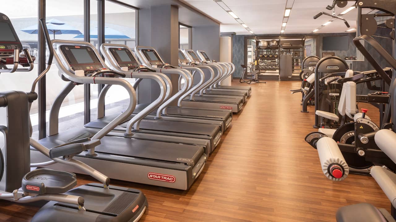Fitness Center Treadmills