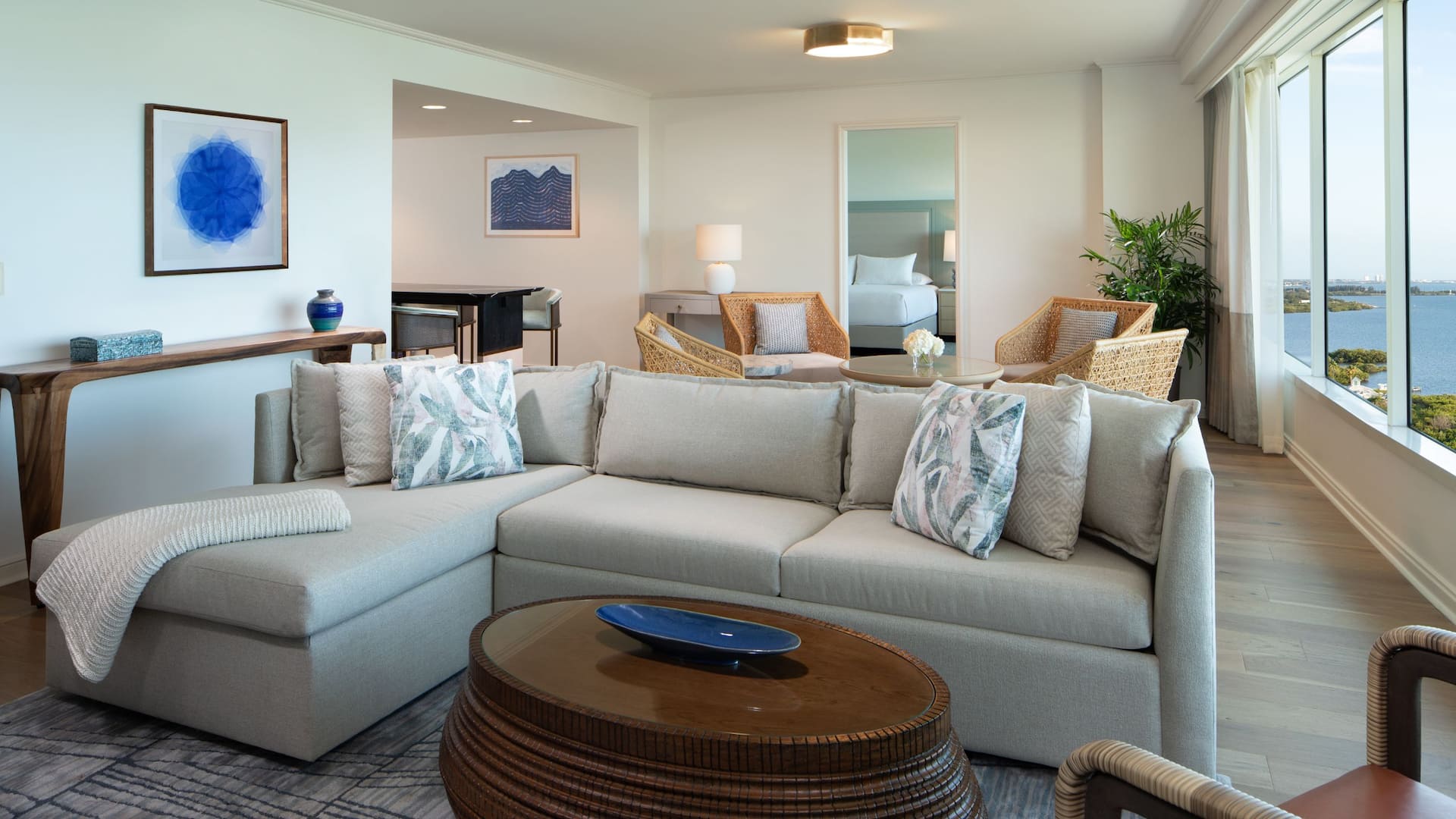 Grand Hyatt Tampa Bay Bayview Luxury Suite Living Area