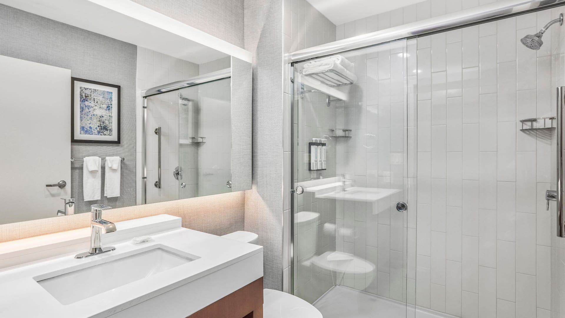 3 из 3 Hyatt Place Houston Medical Center Standard Bathroom