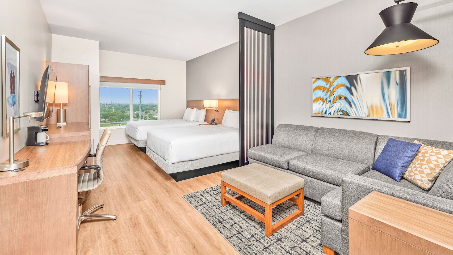 Hyatt Place Houston Medical Center Two Queen Guestroom