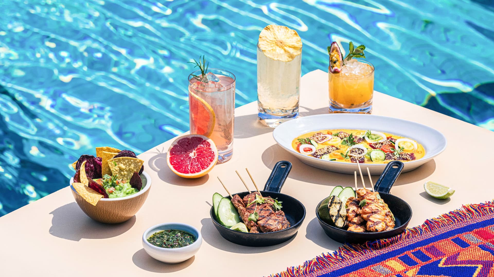 Grand Hyatt Seoul Poolside Barbeque Cocktails